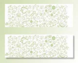 水果底纹背景素材图片