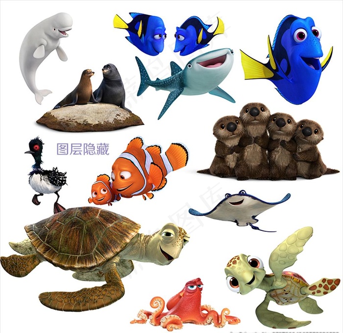 3D卡通动物图片