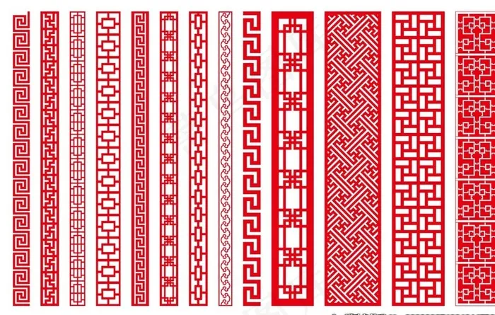 中国风适量花边图片cdr矢量模版下载