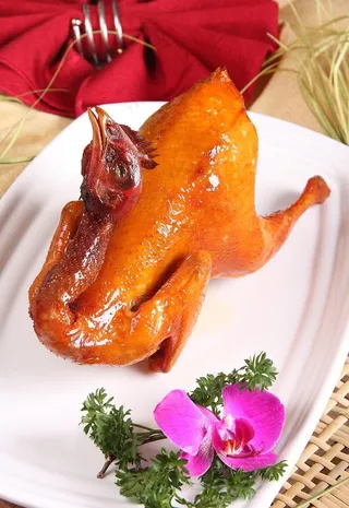 脆皮麦香鸡图片