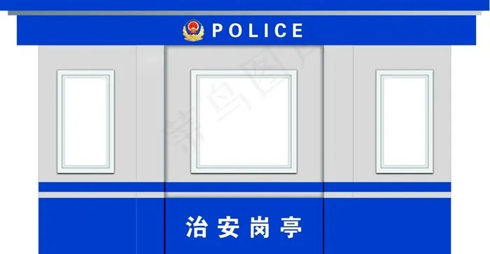 治安岗亭图片(15748X8662(DPI:100))psd模版下载