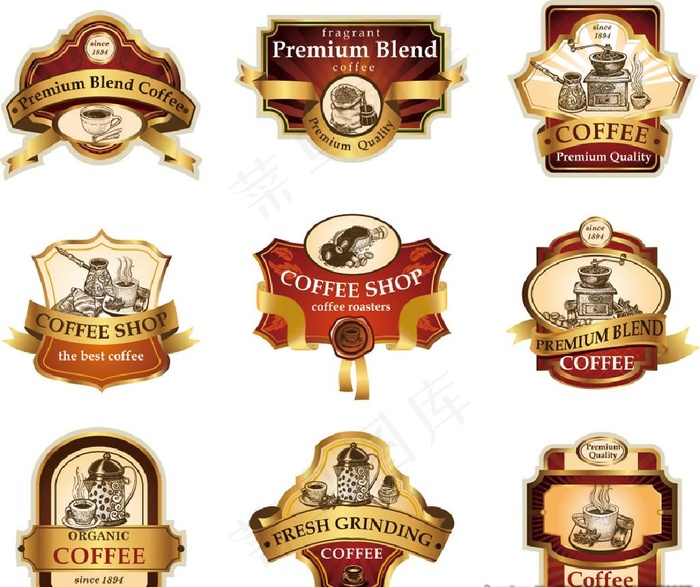 金属标签 圆形标签 荣誉徽章图片