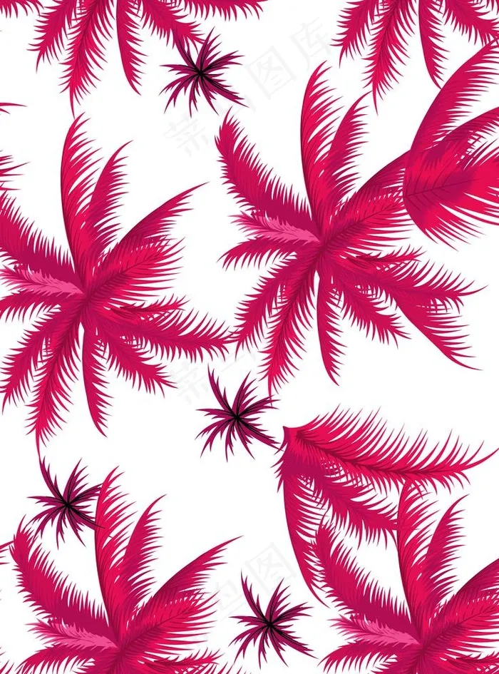 椰树印花图片