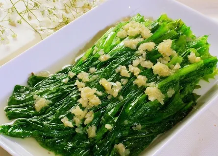 蒜蓉油麦菜图片