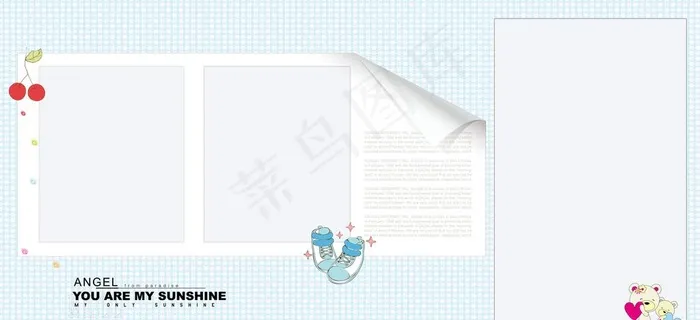 儿童摄影相册模板字母图片