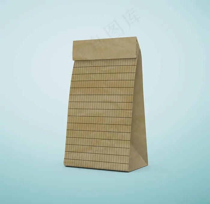 牛皮纸袋样机图片(5000X5000(DPI:72))psd模版下载