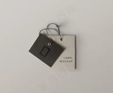 女装吊牌样机图片