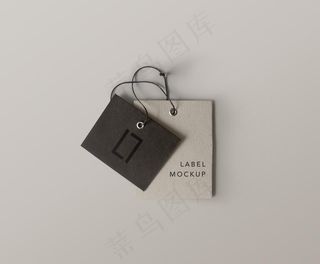 女装吊牌样机图片