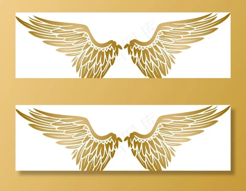 翅膀图片cdr矢量模版下载