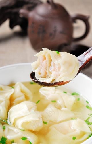 鲜虾馄饨图片