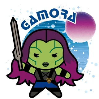 银河护卫队矢量卡通图片