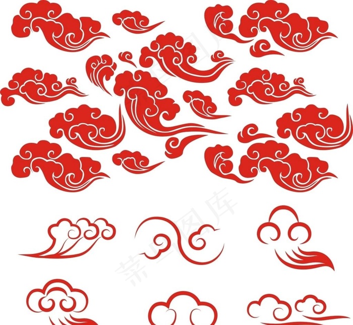 祥云图片cdr矢量模版下载