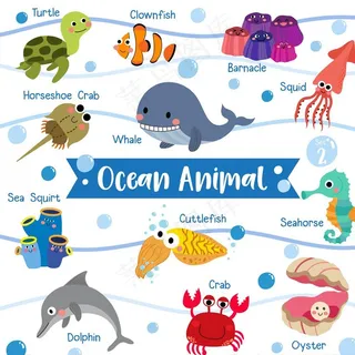 手绘卡通动物画图片