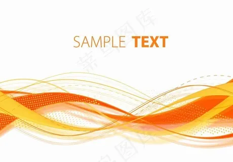 橙色动感线条图片