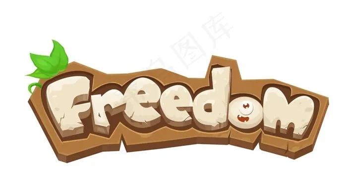 手绘游戏标题LOGO图片psd模版下载
