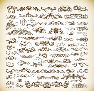 欧式花纹线条图片