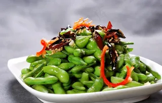 凉拌毛豆图片