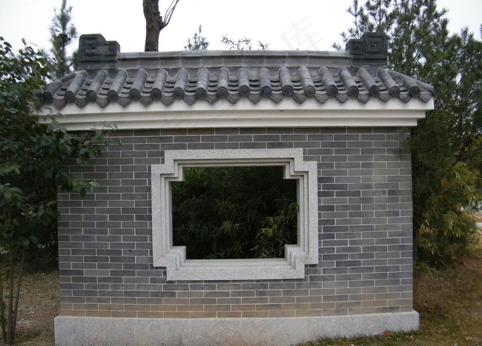 一窗一景图片