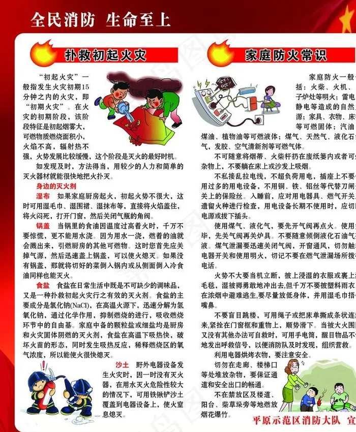 消防常识图片(2898X3370(DPI:400))psd模版下载