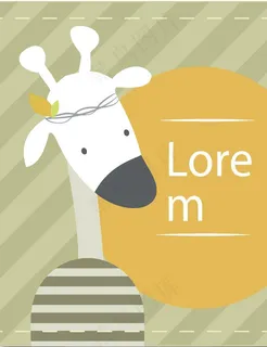 卡通动物主题创意装饰画图片