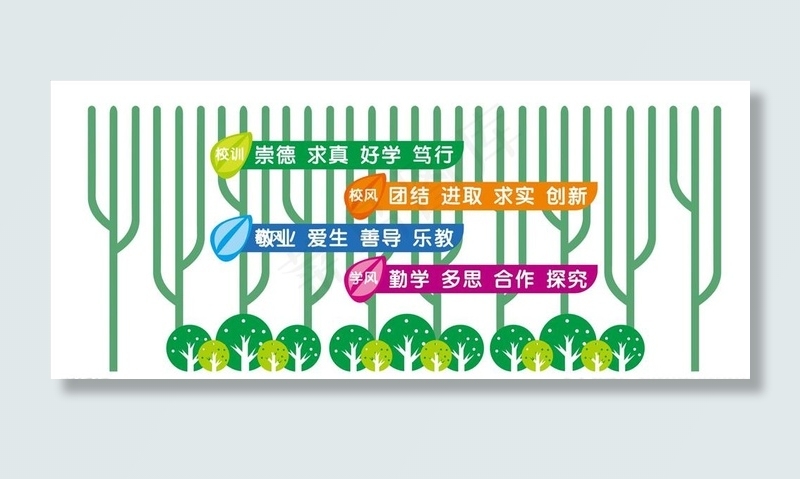 文化墙建设图片cdr矢量模版下载