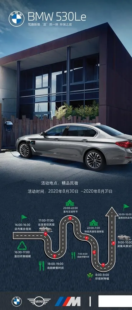 宝马5系活动广告图片