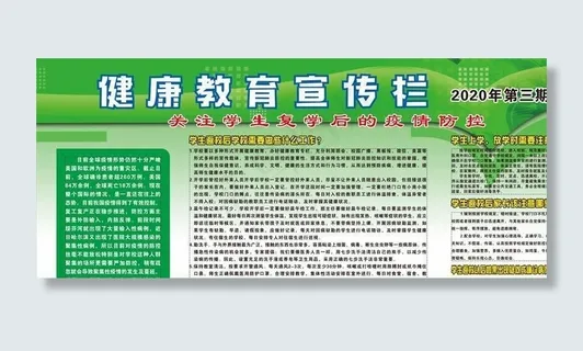 学生复学疫情防控宣传栏图片