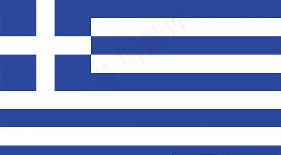 希腊国旗图片