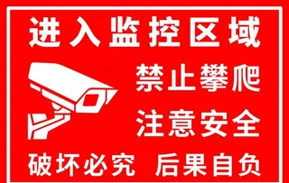 监控标识图片