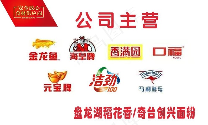 金龙鱼名片图片psd模版下载