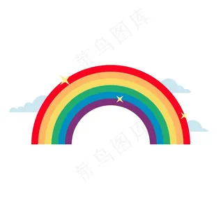 七彩虹图片
