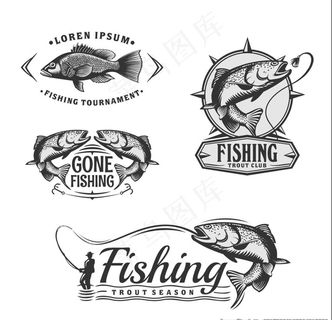 鱼鱼钩素材图片