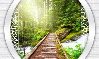 风景背景墙图片