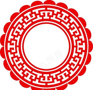 剪纸 窗花 镂空图片