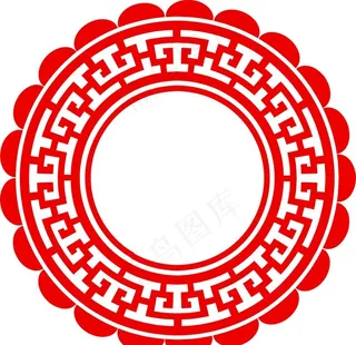 剪纸 窗花 镂空图片