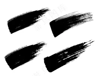 毛笔笔触 笔刷效果图片