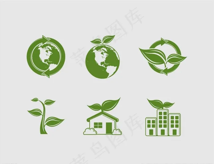 矢量环境图标图片cdr矢量模版下载