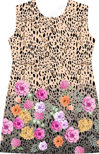 豹纹  花卉图片