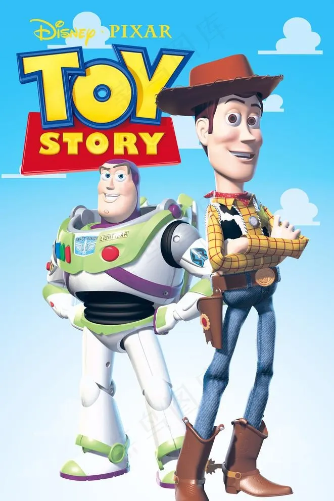 迪士尼 Toy Story 胡迪与巴斯光年10年图片(2512X3890(DPI:300))psd模版下载