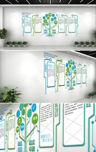 企业文化墙图片