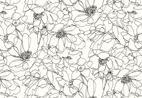 线条花图片 线条花图片