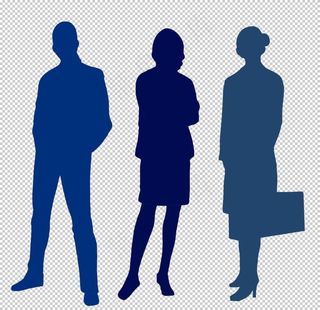 商务人物剪影图片