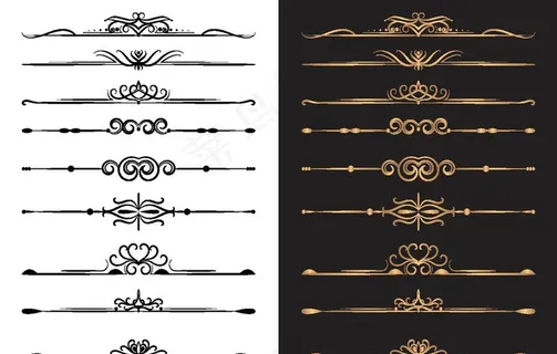 花纹装饰元素图片