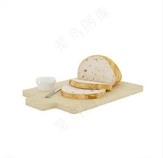 C4D模型黄油面菜鸟图库片