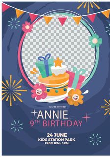 卡通邀请函图片