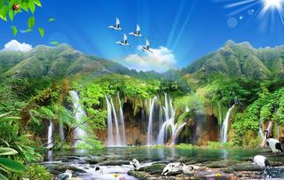 山水图图片