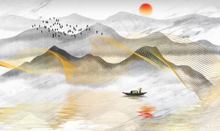 中国风背景墙图片