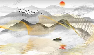 中国风背景墙图片