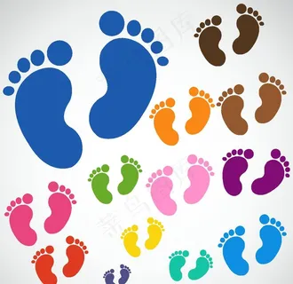脚印图片
