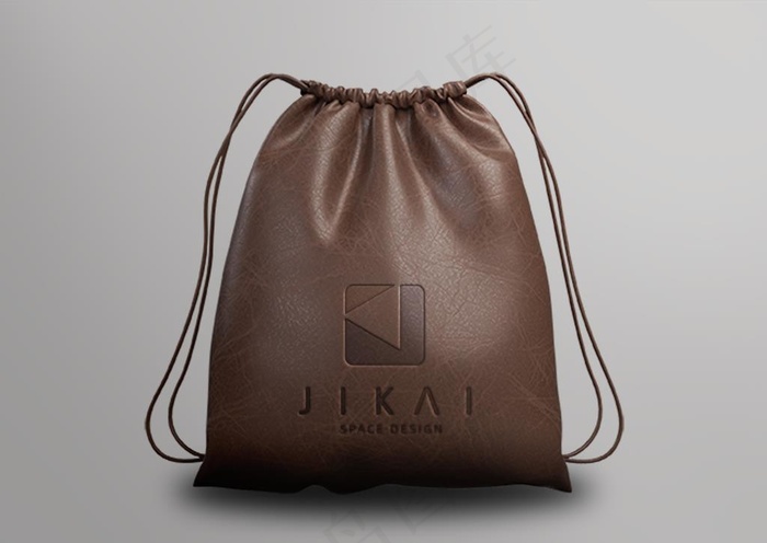 珠宝礼品袋麂皮抽绳包智能换标志图片